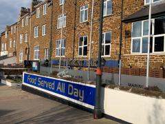 Finishing celebration at the Old Marine Bar in Hunstanton